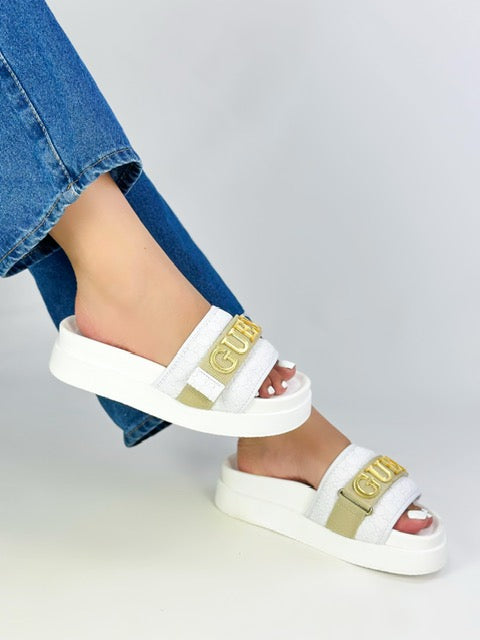SANDALIA GUESS BLANCO