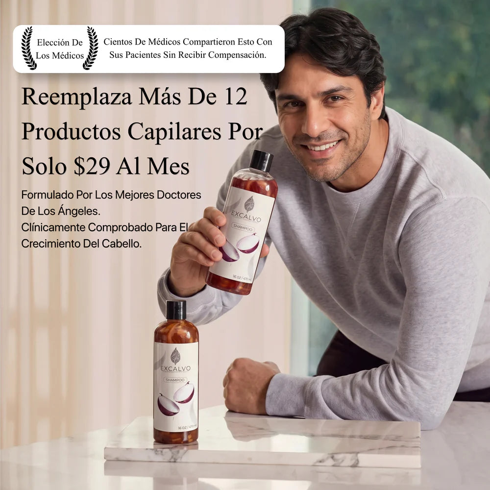Excalvo Shampoo Clínico para el Crecimiento del Cabello (Copia)