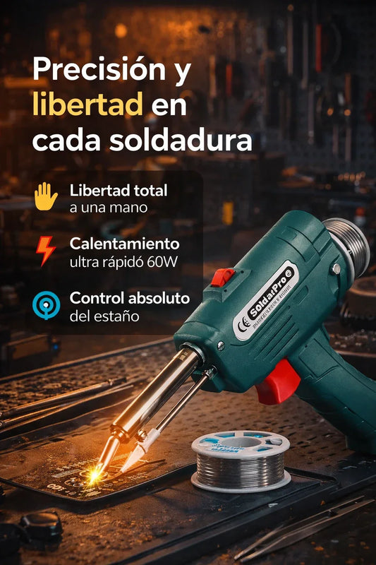 Pistola de Soldarl 5 en 1 – Más Rápida, Más Precisa y Sin Esfuerzo