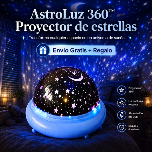 AstroLuz 360™ — Proyector de estrellas + Envio Gratis + Regalo — ¡Lleve 2 por el precio de 1!