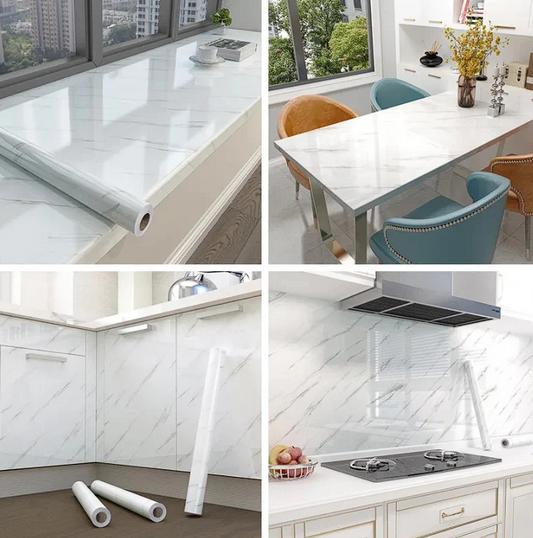 ¡Compra 1 y llévate 3! ✨ Renueva tu hogar con nuestro mármol adhesivo 40%OFF