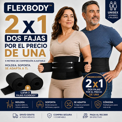 FLEXBODY™ Faja Ajustable de Compresión 5M