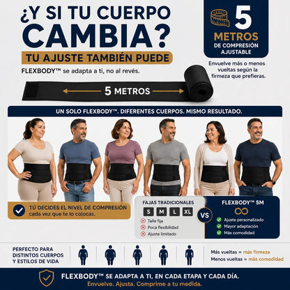FLEXBODY™ Faja Ajustable de Compresión 5M