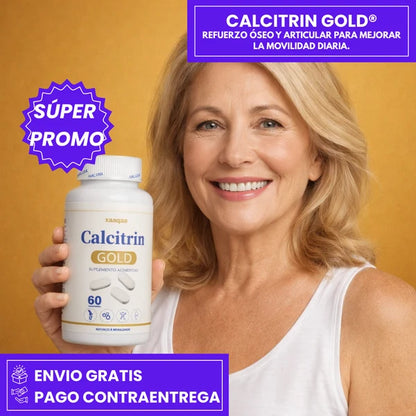 CALCITRIN GOLD: Refuerzo Óseo y Articular para Mejorar la Movilidad Diaria.