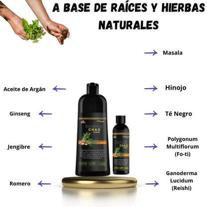 Chao Canas - Shampoo Cubra Canas 3 in 1 + Regalo ¡SOLO HOY 50% OFF!