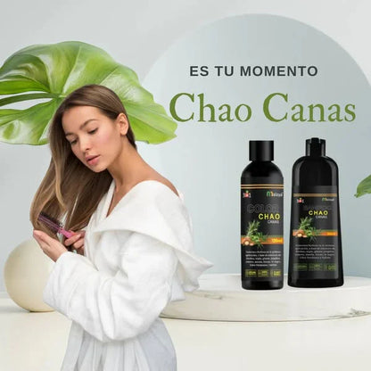 Chao Canas - Shampoo Cubra Canas 3 in 1 + Regalo ¡SOLO HOY 50% OFF!