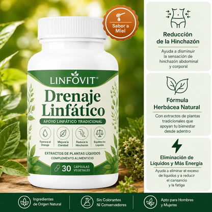 LINFOVIT™ | ¿Hinchazón, pesadez y líquidos retenidos? Hoy compra 1 y llévate otro GRATIS + Regalo🎁